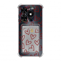 Карман Little hearts doodles 2 на Infinix Smart 8 Plus