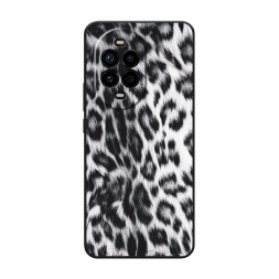 Матовый силиконовый чехол Снежный леопард на Huawei NOVA 13 Pro