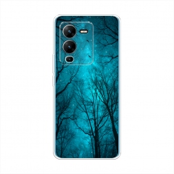 Силиконовый чехол Сказочный лес на Vivo V25 Pro 5G