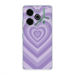 ����������� ����� Violet heart latte �� Tecno Pova 6 pro 5G