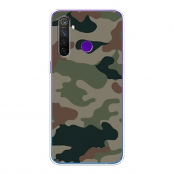 Силиконовый чехол Камуфляж 1 на Realme 5 Pro
