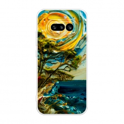 Силиконовый чехол Солнце живопись на Nothing Phone 4a
