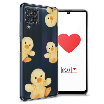 Силиконовый чехол Плюшевые утки на Samsung Galaxy M22