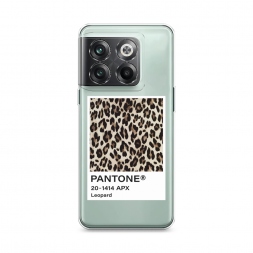 Силиконовый чехол Pantone leopard на OnePlus 10T
