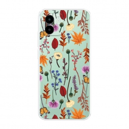 ����������� ����� Orange Purple flowers �� Redmi A1