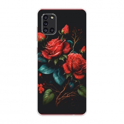 Силиконовый чехол Готичные розы на Samsung Galaxy A31