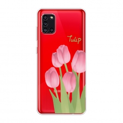 Силиконовый чехол Тюльпаны рисунок 1 на Samsung Galaxy A31