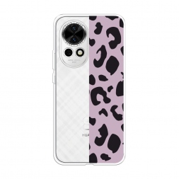 Силиконовый чехол Пурпурный леопард на Huawei Nova 13