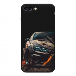 Матовый силиконовый чехол На износ 2 на iPhone 7 Plus