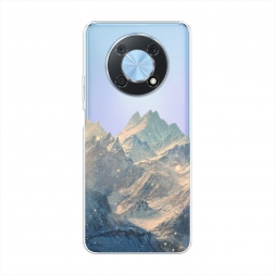 Силиконовый чехол Горы арт 2 на Huawei Nova Y90