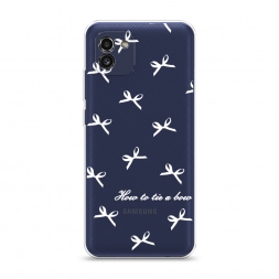 Силиконовый чехол How to tie a bow 1 на Samsung Galaxy A03