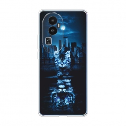 Силиконовый чехол В душе я тигр на Oppo Reno 10