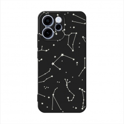 Матовый силиконовый чехол Созвездия на Oppo Reno 15F