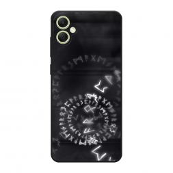 Матовый силиконовый чехол Руны на Samsung Galaxy A05