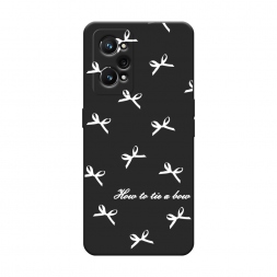 Матовый силиконовый чехол How to tie a bow 1 на Realme GT Neo 3T