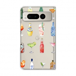 Силиконовый чехол Летние напитки на Google Pixel Fold