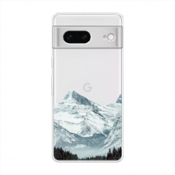 Силиконовый чехол Горы арт 1 на Google Pixel 7