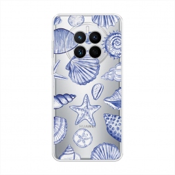 Силиконовый чехол Морской паттерн на Huawei Mate 50
