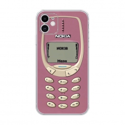 Силиконовый чехол Розовая нокиа на iPhone 11