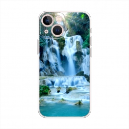 Силиконовый чехол Водопад 8 на iPhone 13 mini