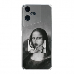 ����������� ����� Mona Lisa sucking lollipop �� Tecno Pova Neo 3