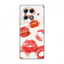 Силиконовый чехол Следы помады на Tecno Camon 30S Pro