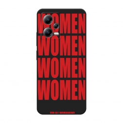 Матовый силиконовый чехол WOMEN на Xiaomi Poco X5 5G