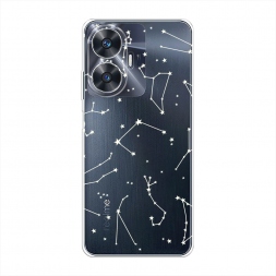 Силиконовый чехол Созвездия на Realme C55
