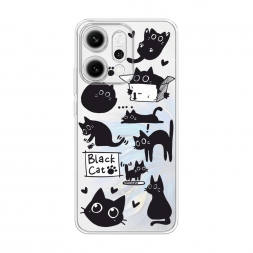 ����������� ����� Black cat doodles �� Oppo Reno 14 Pro 5G
