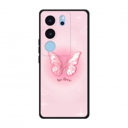 Матовый силиконовый чехол be free butterfly 1 на Vivo V29