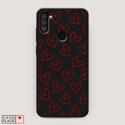 ������� ����������� ����� Little hearts doodles 2 �� Samsung Galaxy M11