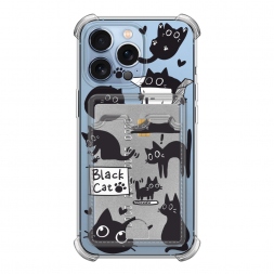 ������ Black cat doodles �� iPhone 13 Pro