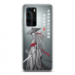 Силиконовый чехол Странствующий самурай на Huawei P40 Pro