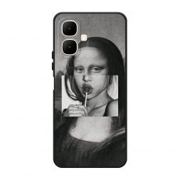 ������� ����������� ����� Mona Lisa sucking lollipop �� Infinix Smart 10