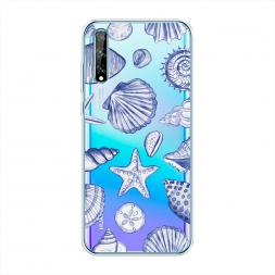 Силиконовый чехол Морской паттерн на Huawei P Smart S