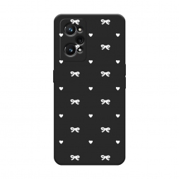 Матовый силиконовый чехол Простые бантики 1 на Realme GT Neo 3T