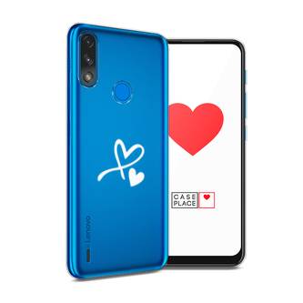 Силиконовый чехол Сердечко минимализм на Lenovo K13