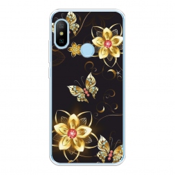 Силиконовый чехол Luxury butterflies на Xiaomi Redmi 6 Plus