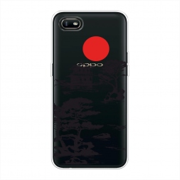 Силиконовый чехол Алое солнце на Oppo A1k