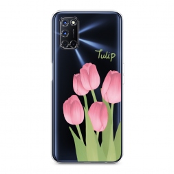 Силиконовый чехол Тюльпаны рисунок 1 на Oppo A72