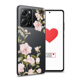 Силиконовый чехол Цветочная нежность на Xiaomi Poco X5 Pro 5G