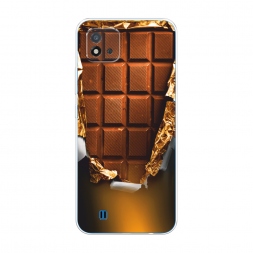 Силиконовый чехол Шоколадка на Realme C20