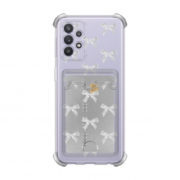 Карман Белые бантики на Samsung Galaxy A32