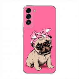 Силиконовый чехол Dog Pin-Up на Samsung Galaxy S22