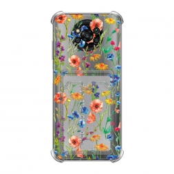 Маки и васильки фон на Xiaomi Poco X3 NFC