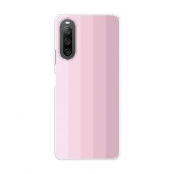 Силиконовый чехол Оттенки розового на Sony Xperia 10 IV