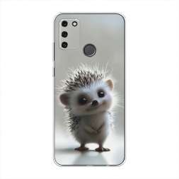 Силиконовый чехол Милый ежонок на Honor 9A