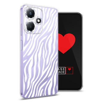 Силиконовый чехол Зебра на Infinix Hot 30 Play