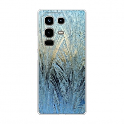 Силиконовый чехол Лёд на Infinix Note 50 pro
