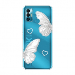 ����������� ����� white butterflies 2 �� Tecno Spark 7